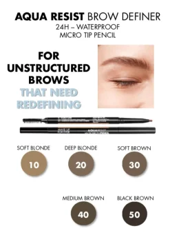 MAKE UP FOR EVER - AQUA RESIST BROW DEFINER