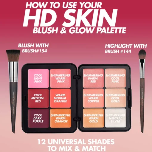 MAKE UP FOR EVER HD SKIN BLUSH & GLOW PALETTE