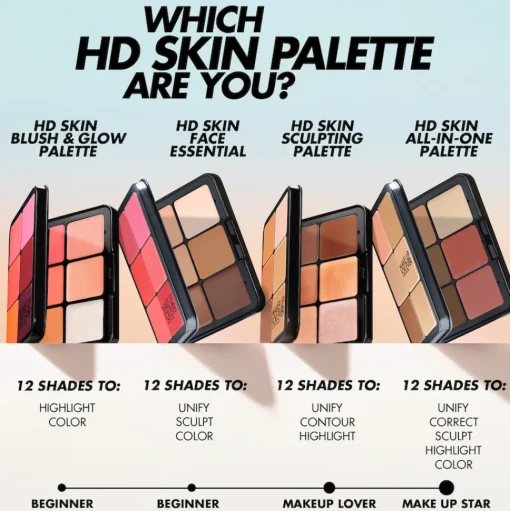 MAKE UP FOR EVER HD SKIN BLUSH & GLOW PALETTE