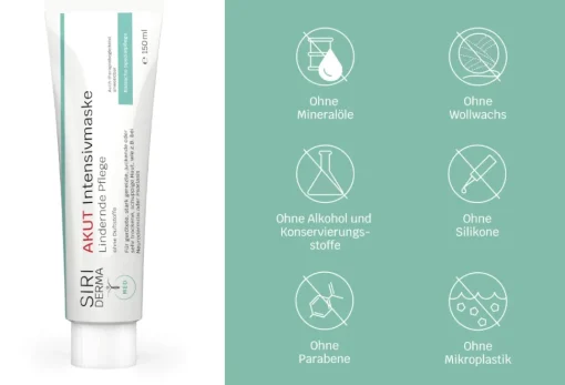 Siriderma AKUT Intensivmaske - 50ml - 150ml
