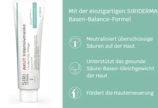 Siriderma AKUT Intensivmaske - 50ml - 150ml