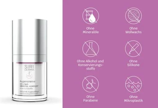 Siriderma Basische Augencreme - ohne Duft - 15ml