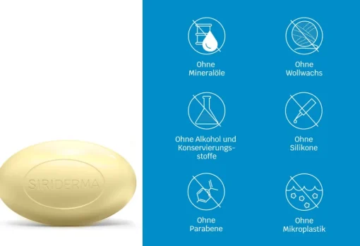 Siriderma Basische Seife mit Nachtkerzenöl - 100g