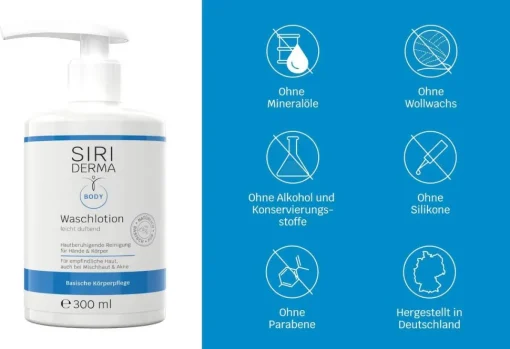 Siriderma Basische Waschlotion - 300ml