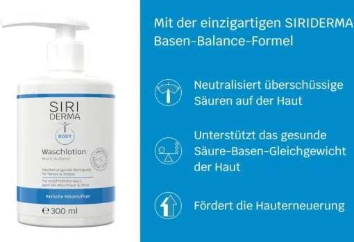 Siriderma Basische Waschlotion - 300ml