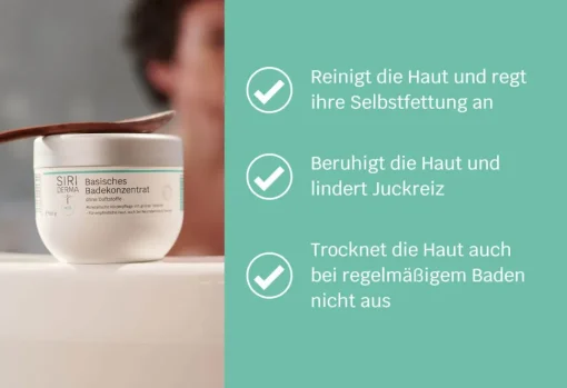 Siriderma Basisches Badekonzentrat 500g - 1200g