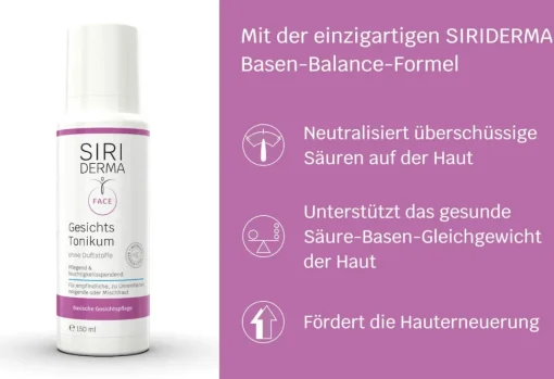 Siriderma Gesichtstonikum - ohne Duftstoffe - 150ml