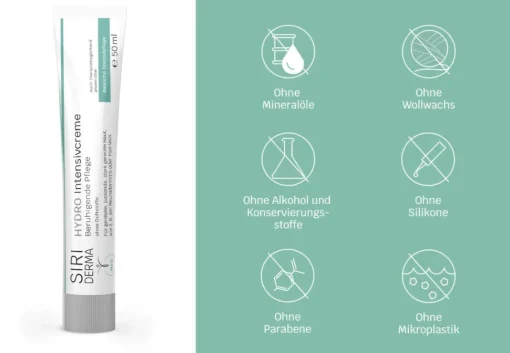 Siriderma HYDRO Intensivcreme - 150ml - Doppel-Pack