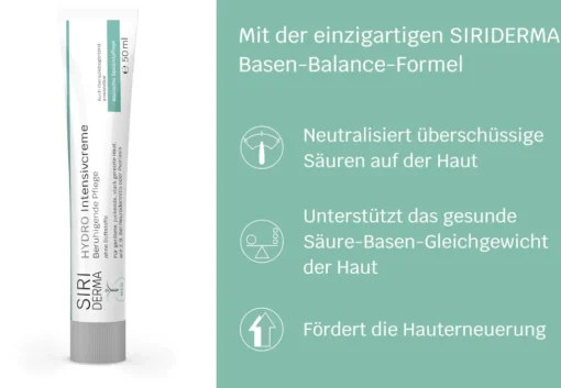 Siriderma HYDRO Intensivcreme - 150ml - Doppel-Pack