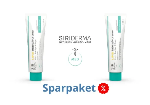 Siriderma LIPID Intensivcreme - Ohne Duftstoffe 150ml - Doppel-Pack