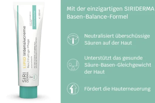 Siriderma LIPID Intensivcreme - 50ml - 150ml