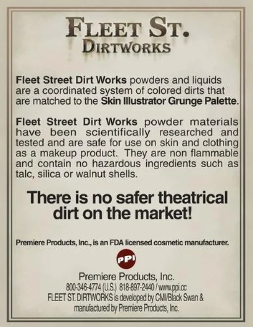 Skin Illustrator Fleet St. Dirtworks DIRT TAC 4oz.