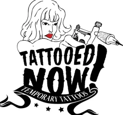 Tattooed Now! Temporary Tattoo - Sacred Heart with Cross